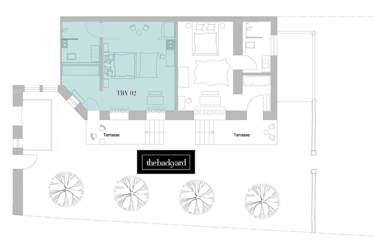 Exklusive Designferienwohnung The Backyard Tby 02 Трир Экстерьер фото